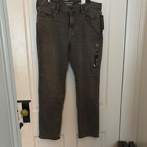 Banana Republic Gray Slim Jeans Travel Jean NWT